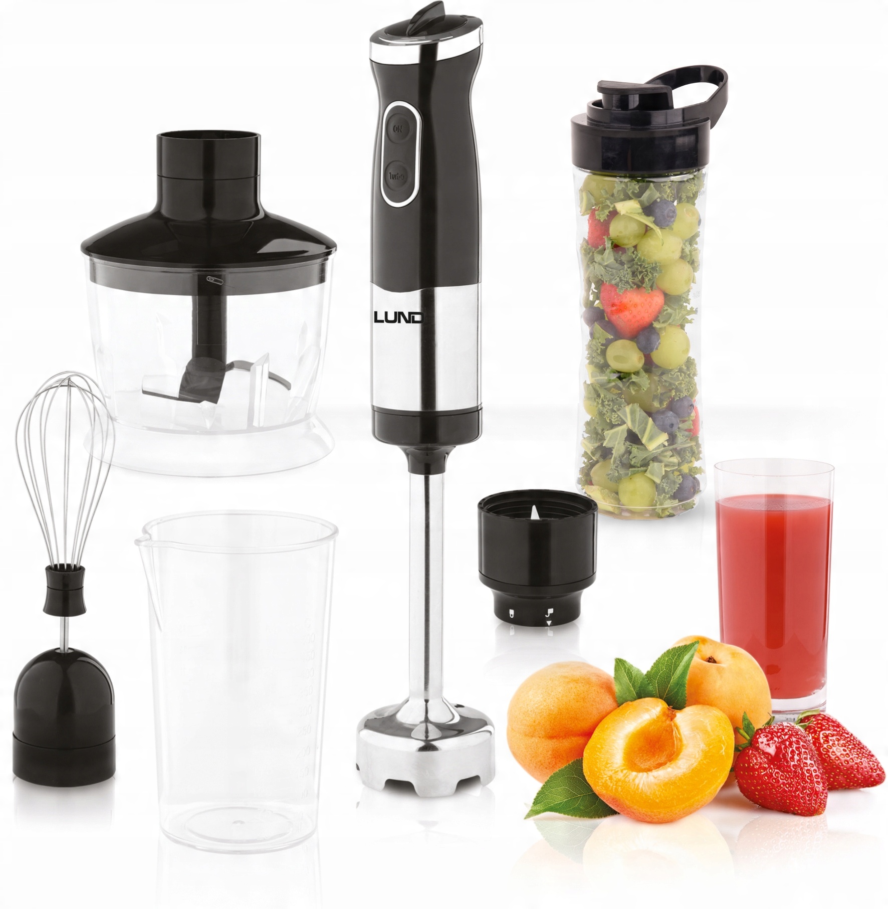 

Blender Ręczny Wielofunkcyjny 4W1 Lund Bidon