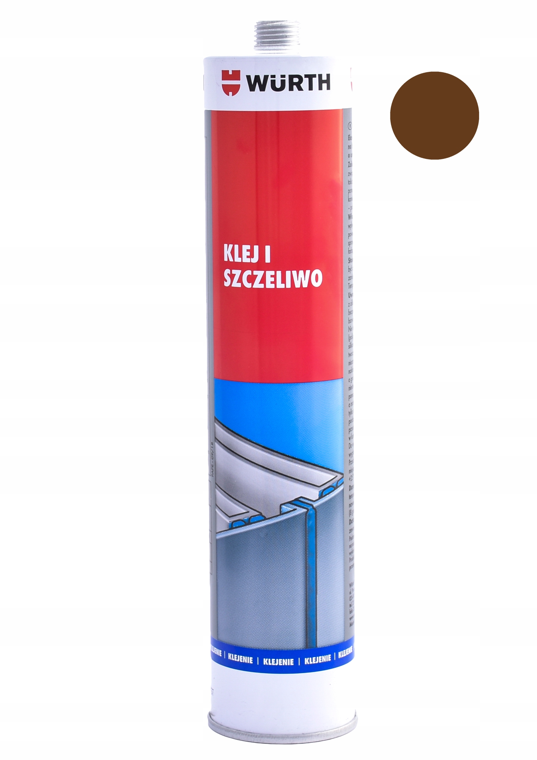 

Klej i szczeliwo K+d Wurth 300ml Brązowy