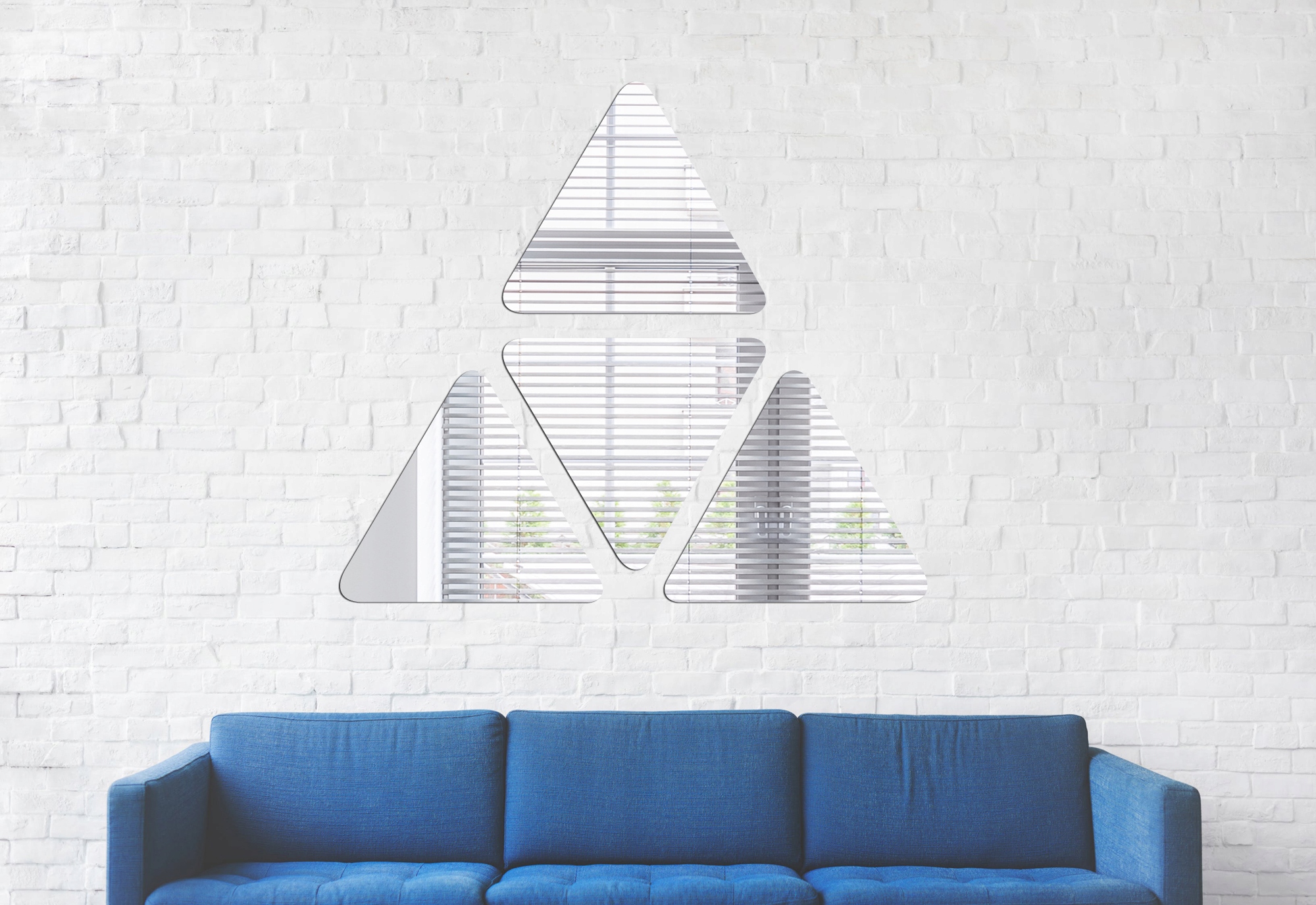 LUSTRO akrylowe, nietłukące 79x70cm LS-72 Typ lustra ścienne