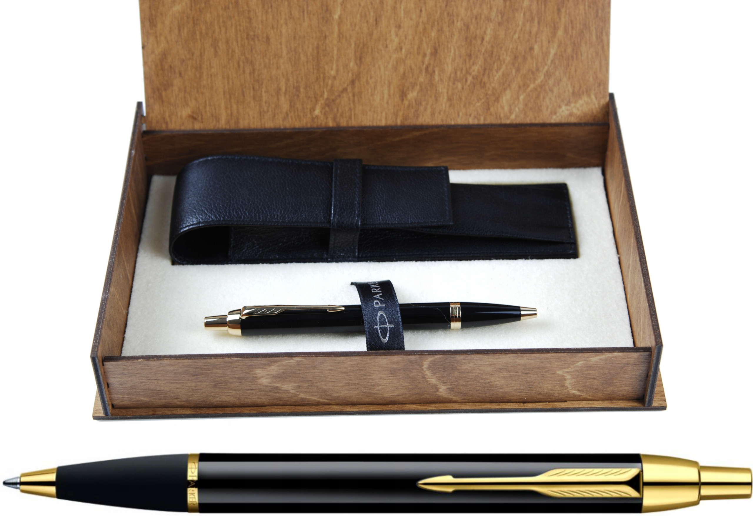 

Parker IM długopis +etui Drewno Grawer Rr 1Z09