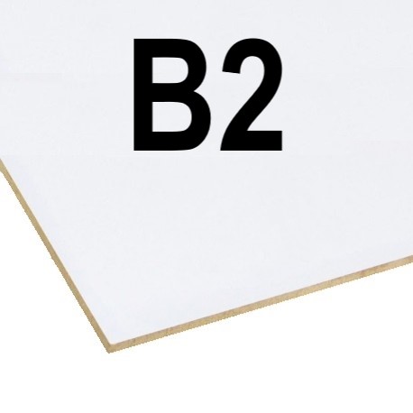 Доска HDF 3mm белый формат B2 700X500X3