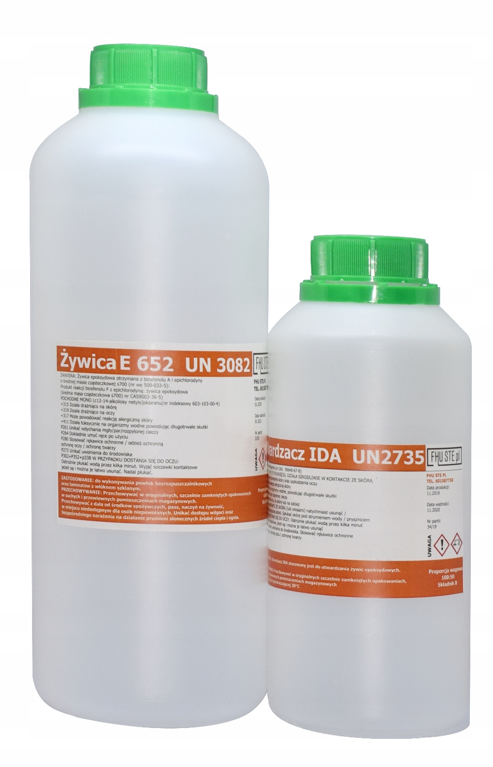 

Żywica Epoksydowa Bezbarwna E652 Odlewnicza 1KG ++