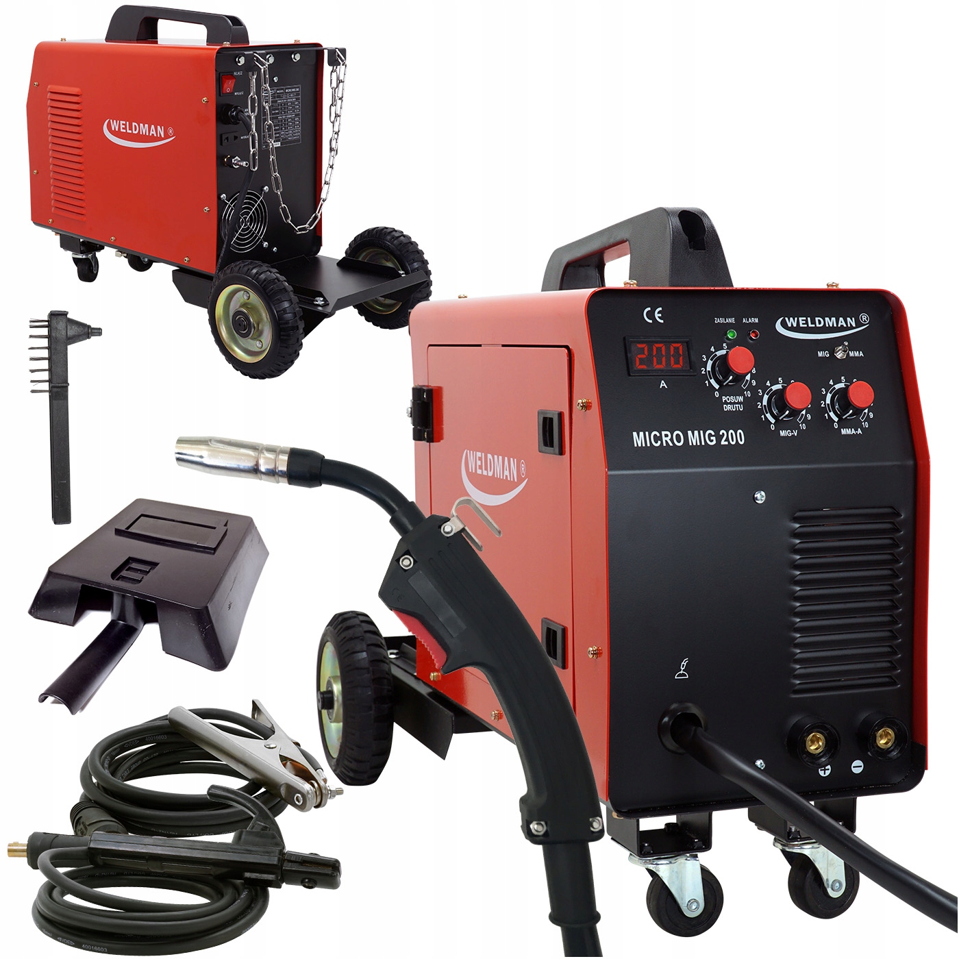 MIGOMAT инверторный сварочный аппарат MIG 200A MMA 230V