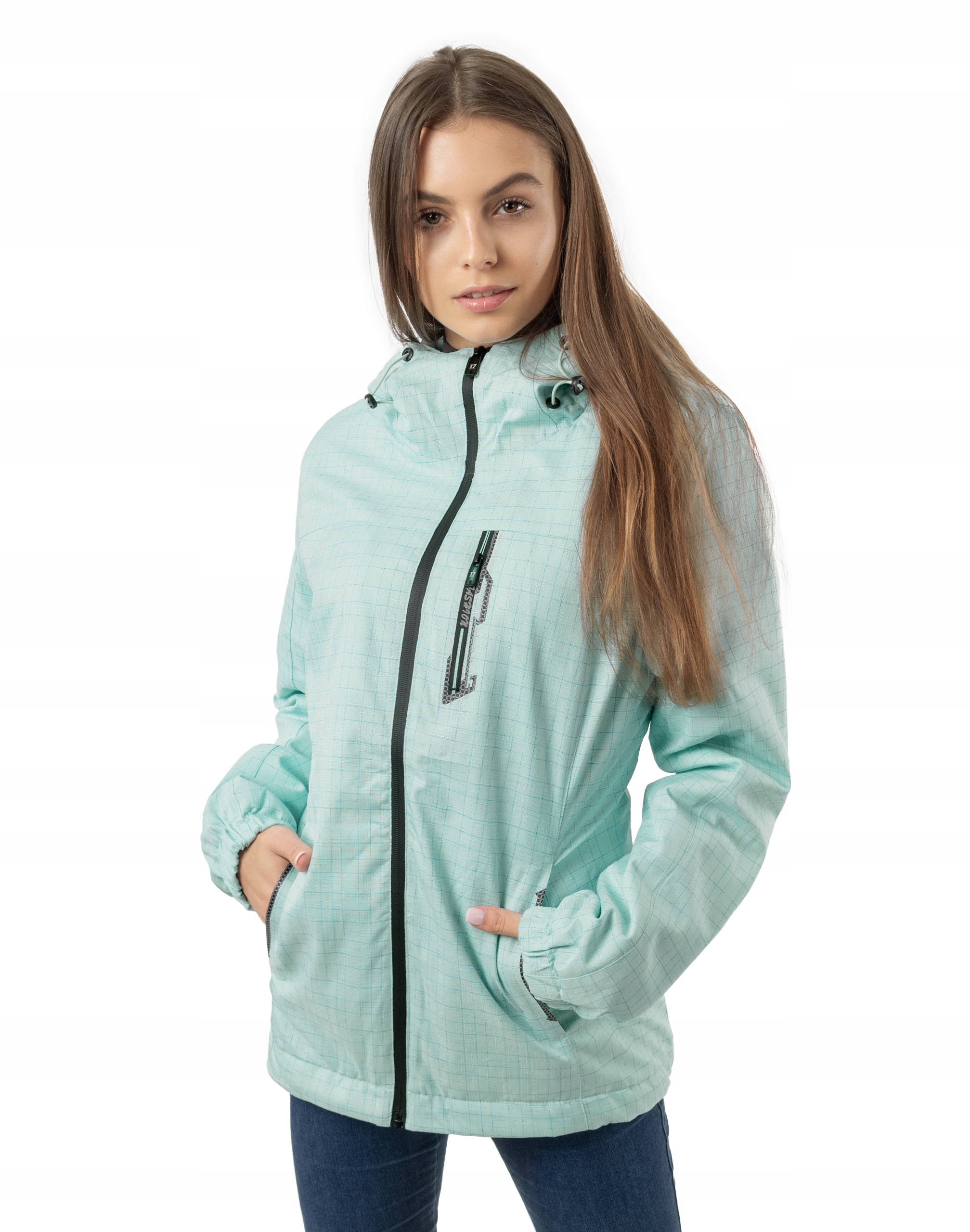 

Kurtka Damska Ocieplana z Kapturem 57987-03 r XL