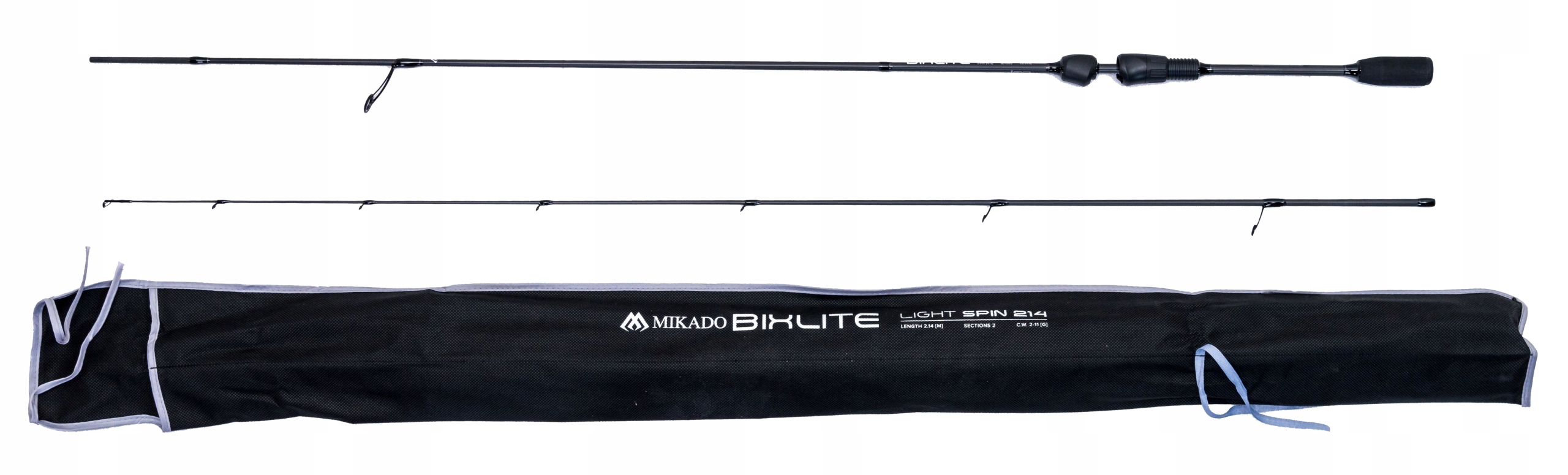 Wędka Mikado 2,14 m Bixlite Light Spinning 2-11 g EAN (GTIN) 5900637019923