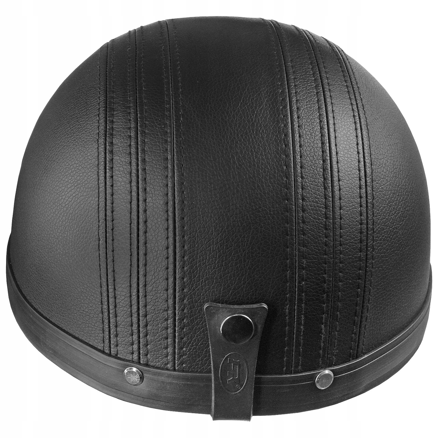 KASK MOTOCYKLOWY HEŁM ORZESZEK SKÓRZANY L + GOGLE Rozmiar inny