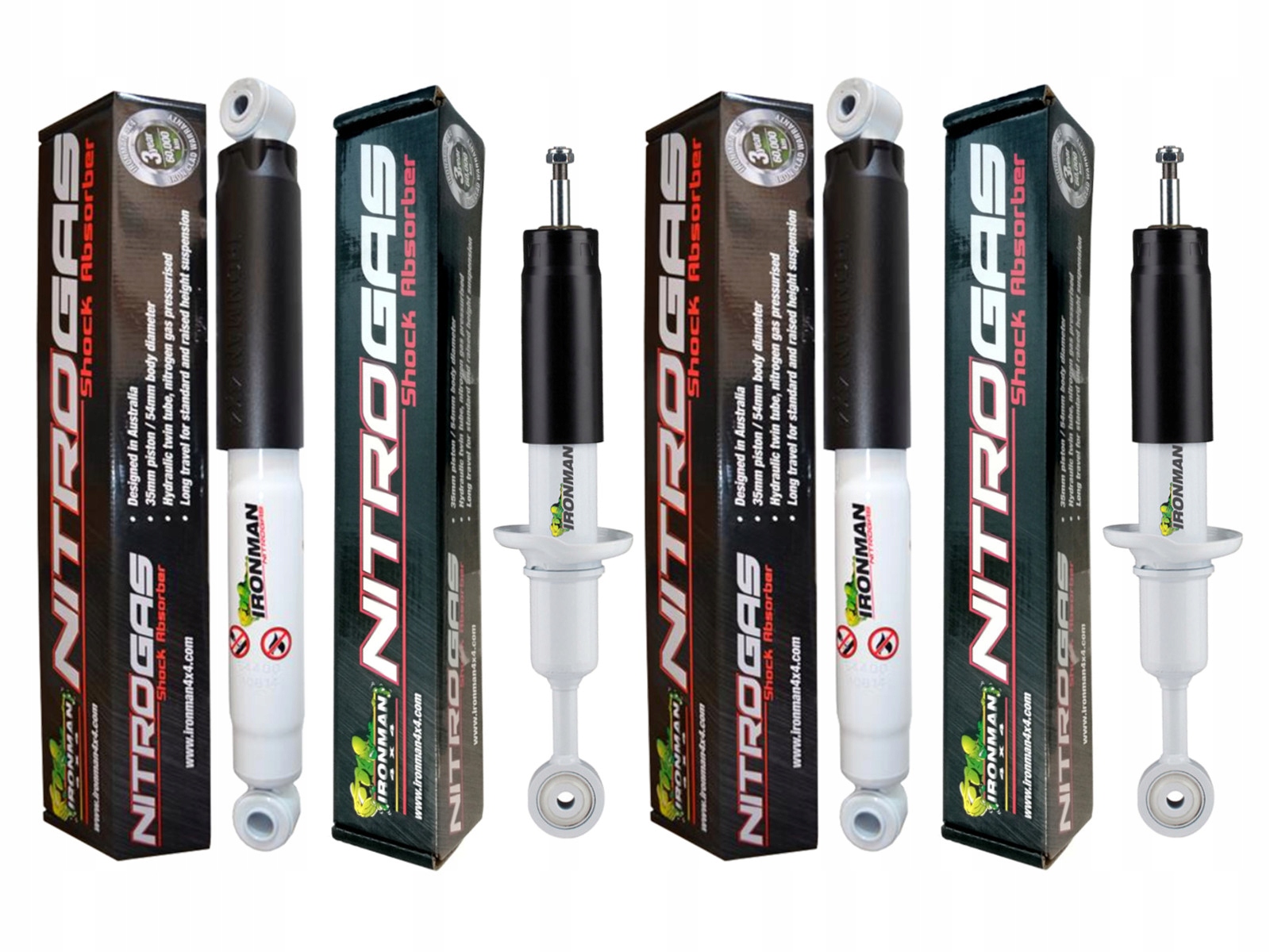 AMORTYZATORY LIFT +2 CALE HILUX REVO 15+ IRONMAN