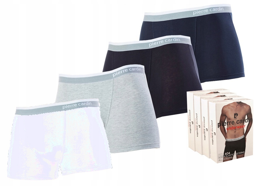 

Bokserki Pierre Cardin bawełniane - 4 Pary - L