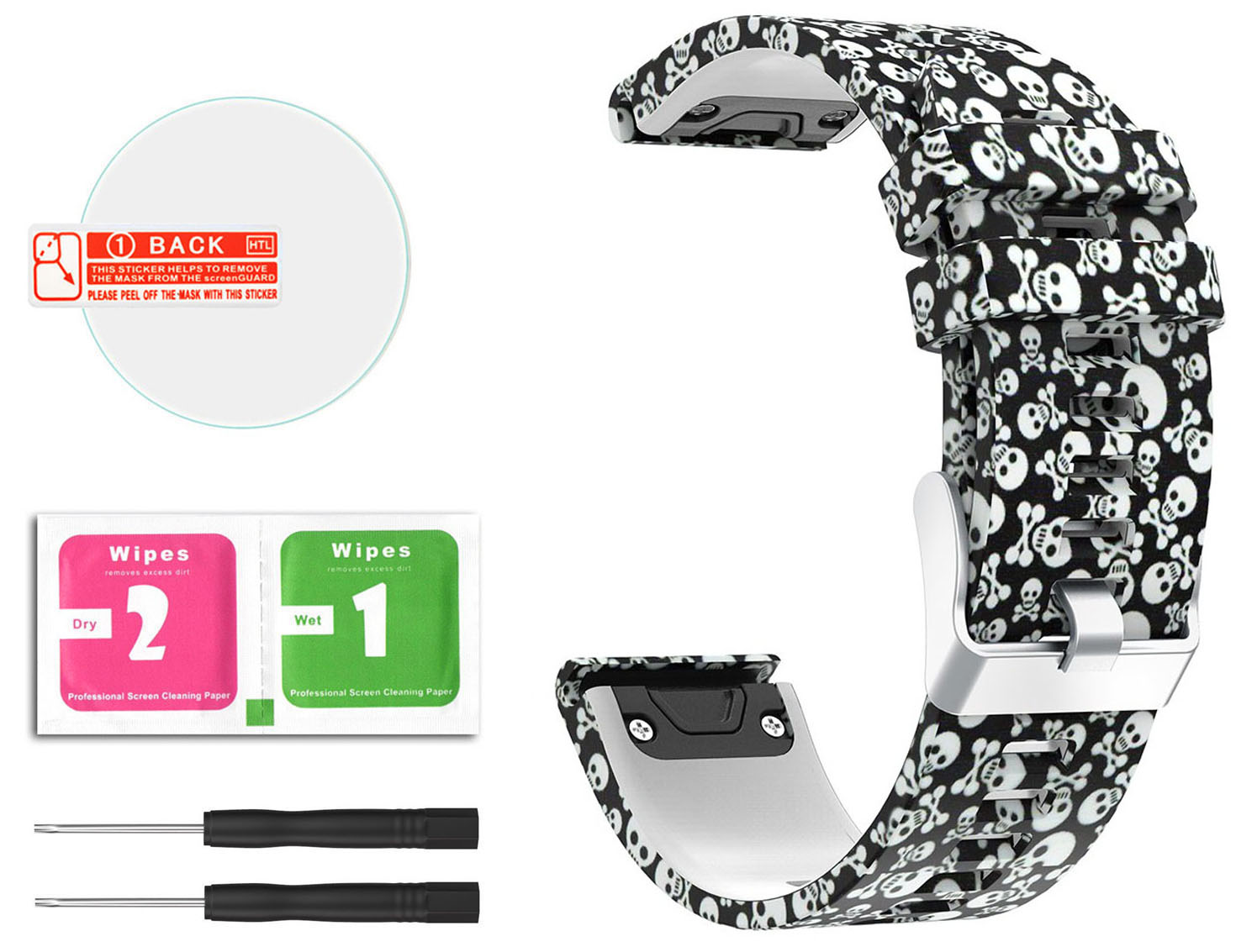 

Silikonowy Pasek Garmin Fenix 5 QuickFit + Folia