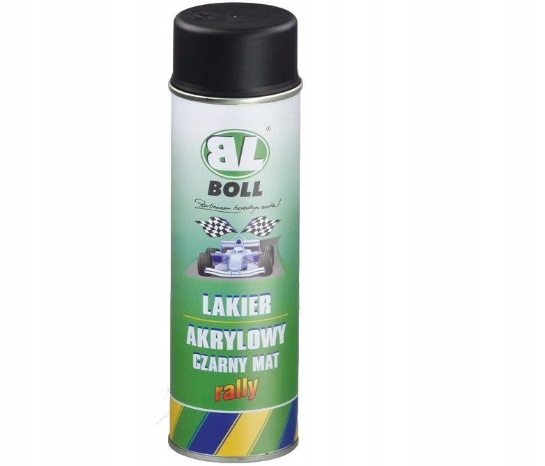 

Boll Lakier Akrylowy Farba Czarny Rally Mat 500ML