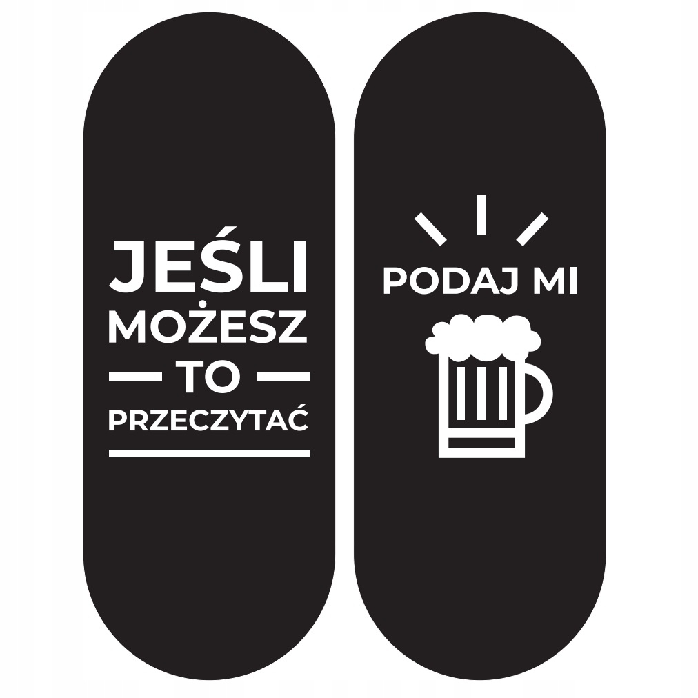 

Śmieszne Skarpety z Napisami męskie Na Prezent