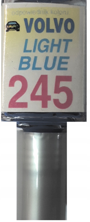 VOLVO 245 LIGHT BLUE LAKIER SAMOCHODOWY ZAPRAWKA DO RYS ARA