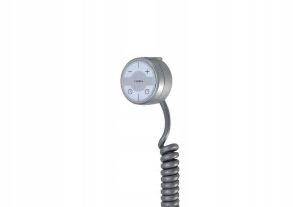 Terma Elektrický ohrievač Moa 400 W Silver satén