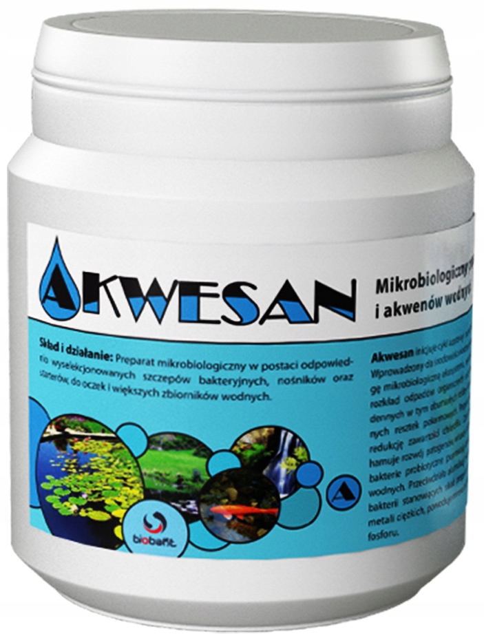 

Akwesan 150g Bakterie Do Oczek Wodnych stop Glony