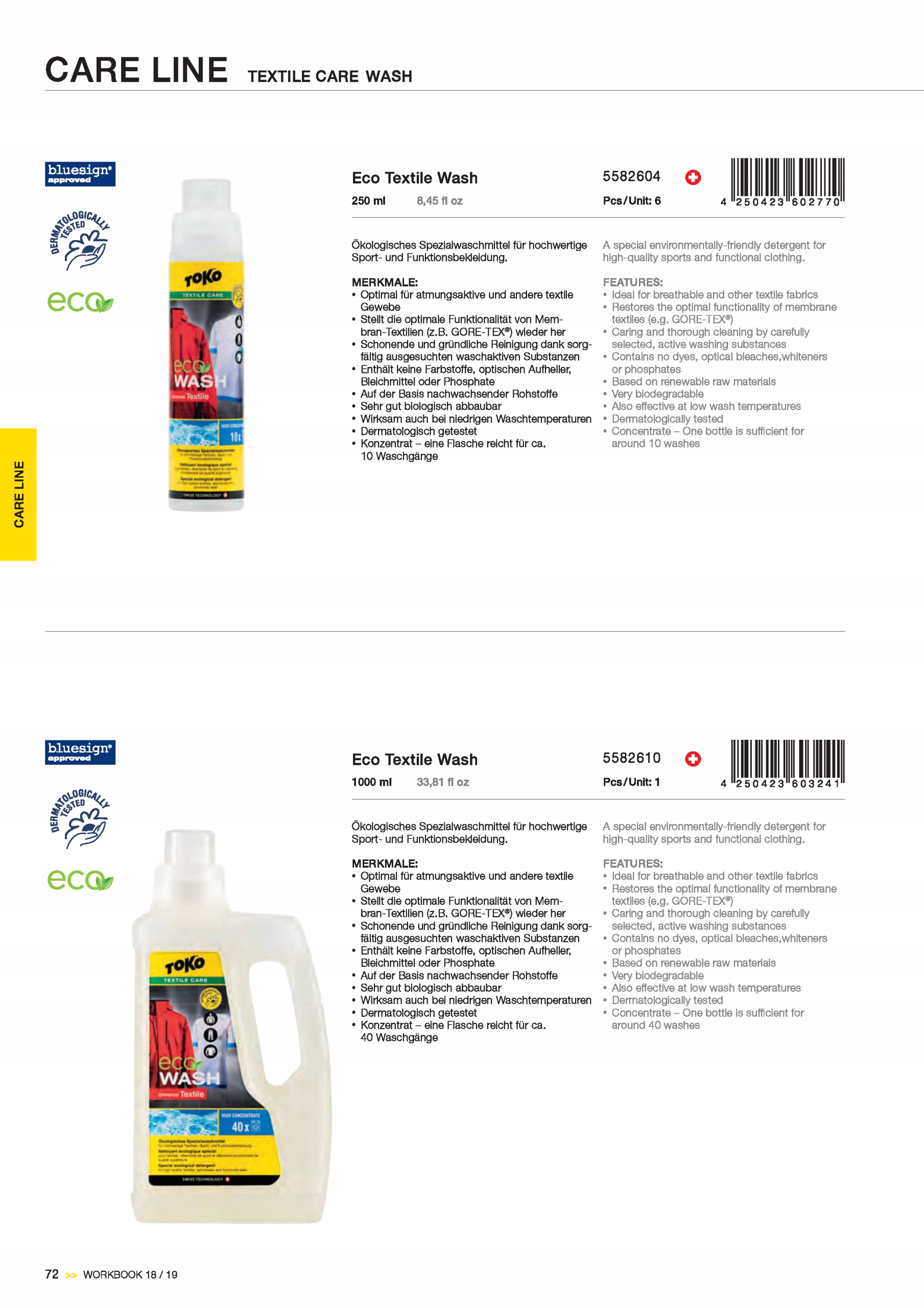 #TOKO płyn do płukania ECO reactivator FUNCTIONAL Rodzaj impregnat