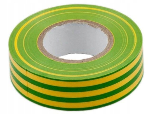 

Taśma Izolacyjna 19mm/25m Żółto-zielona