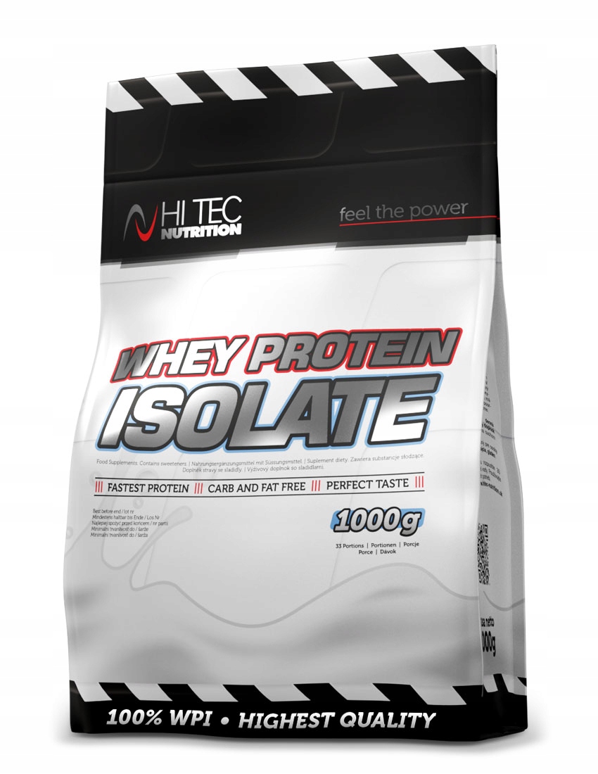 Hi Tec Whey Protein Isolate 1000 g Bílkoviny Izolát