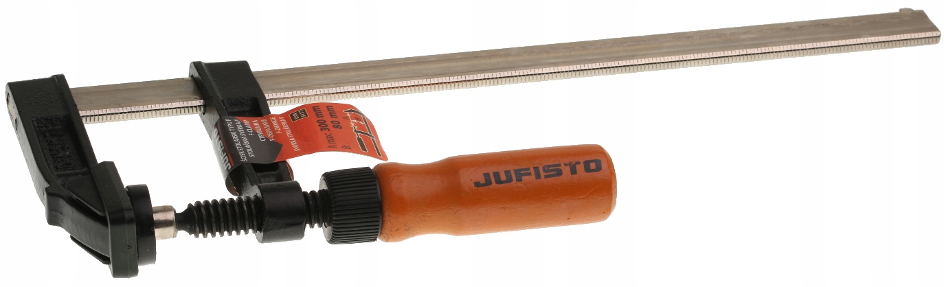 ŚCISK STOLARSKI ZACISK UCHWYT 300 x 80 mm typ F