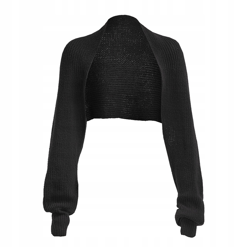 SWETER SZAL Z RĘKAWAMI CIEPŁA NARZUTKA PONCZO Marka SNM