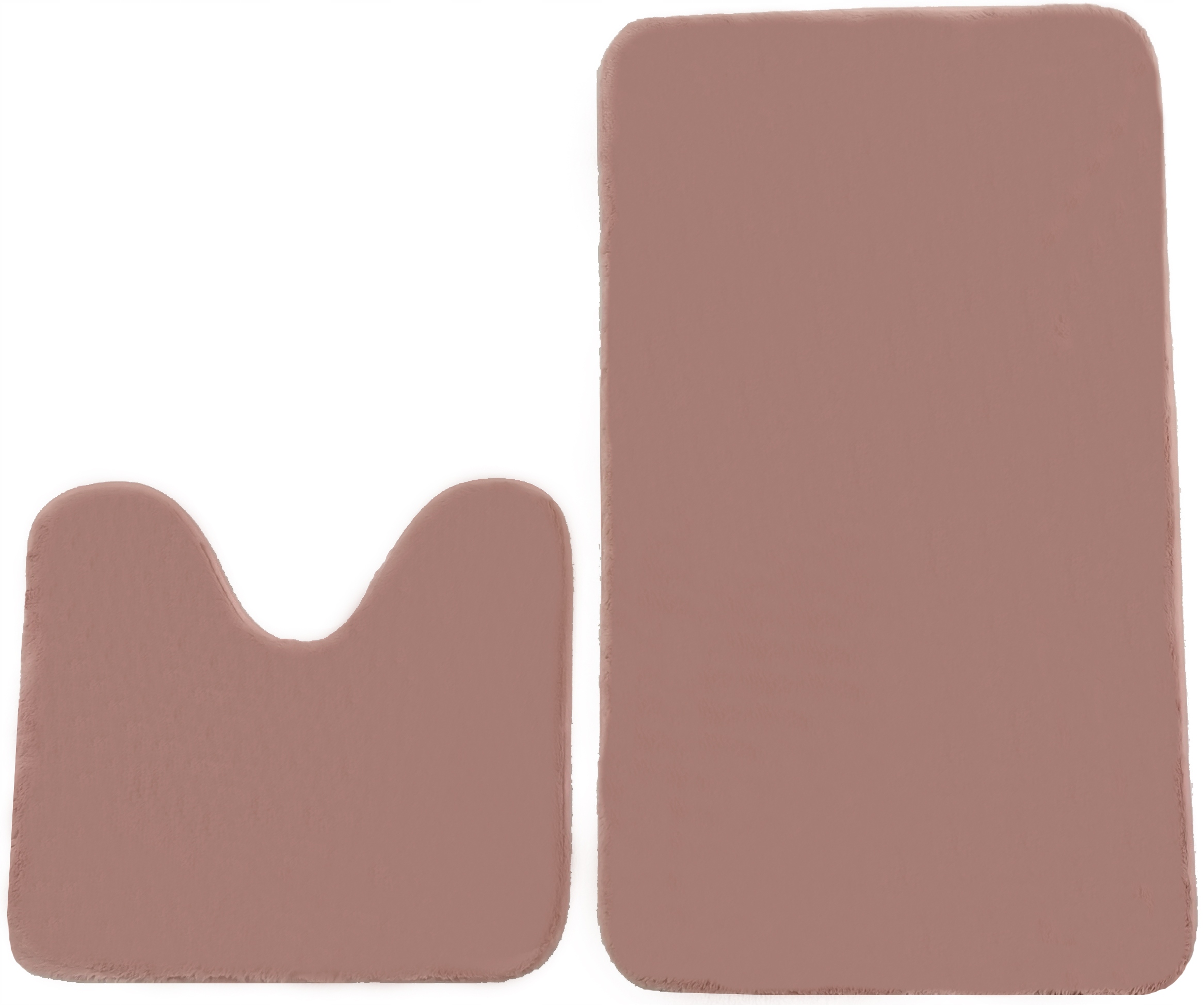 

Dywaniki Łazienkowe 2CZ. Futerko Jasno Różowy