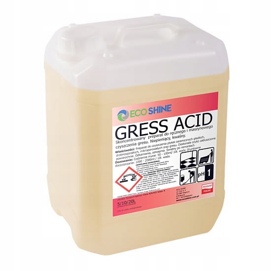 

Gress Acid 5L - maszynowe i ręczne mycie gresu