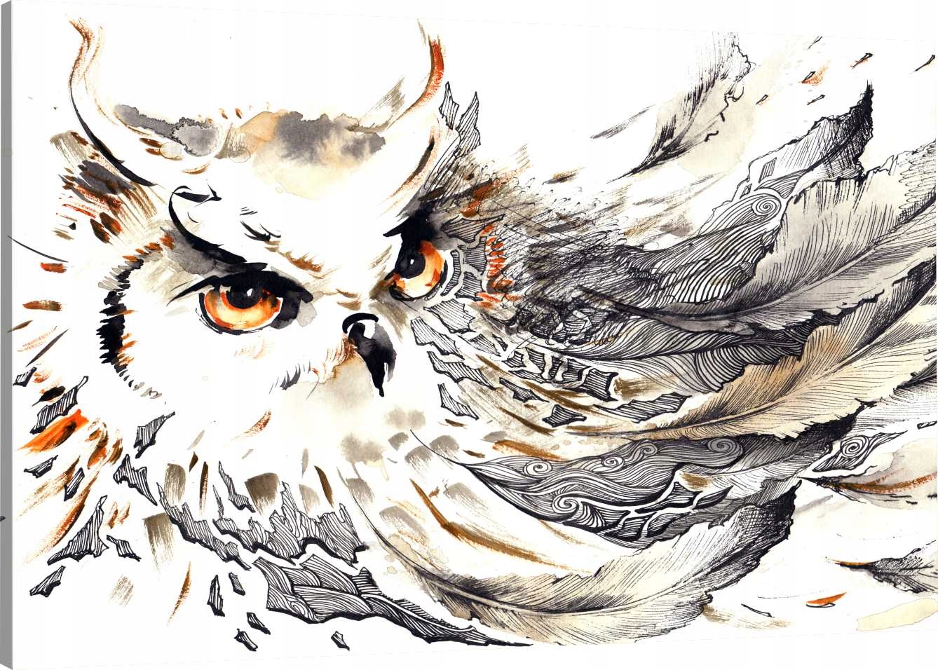 

Obraz Na Płótnie Sowa Abstrakcja 110x70 800 Wzorów