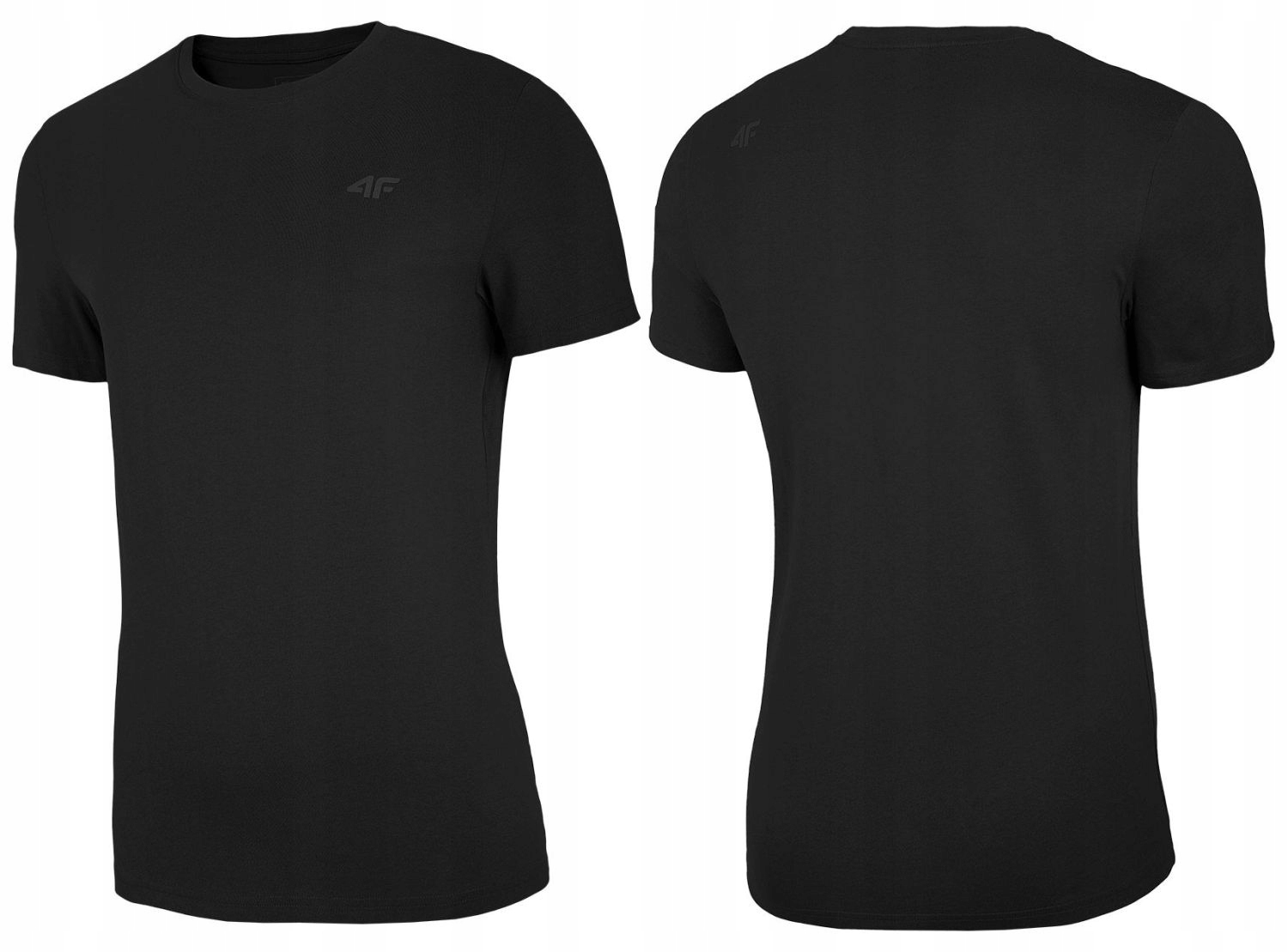 

Bawełniana Koszulka Męska 4F Czarna 20S XXXL