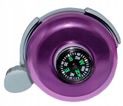 DZWONEK ROWEROWY METALOWY ROWER KOMPAS Z KOMPASEM Model dzwonek z kompasem
