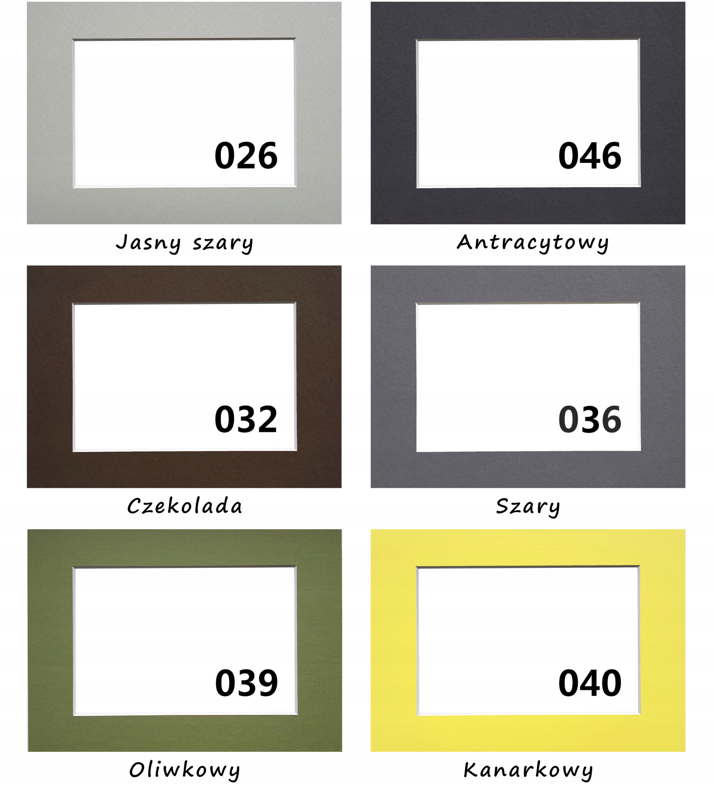 Passe-partout 30x40 dowolne okno paspartu oprawa Producent Inna