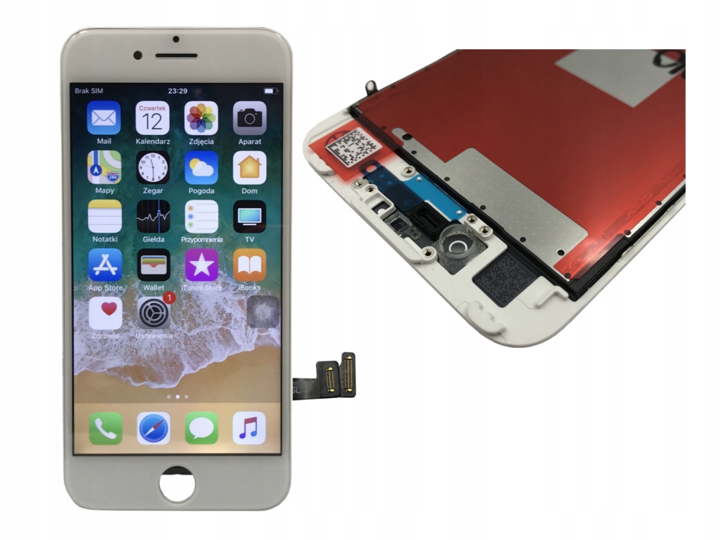 

iPhone 7 Wyświetlacz Ekran Dotyk LCD Ramka Biały