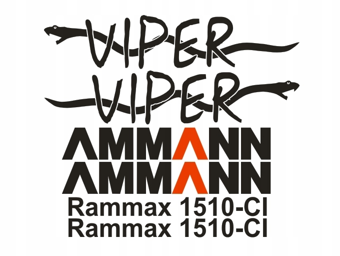 Samolepky Ammann Rammax 1510-CI Viper