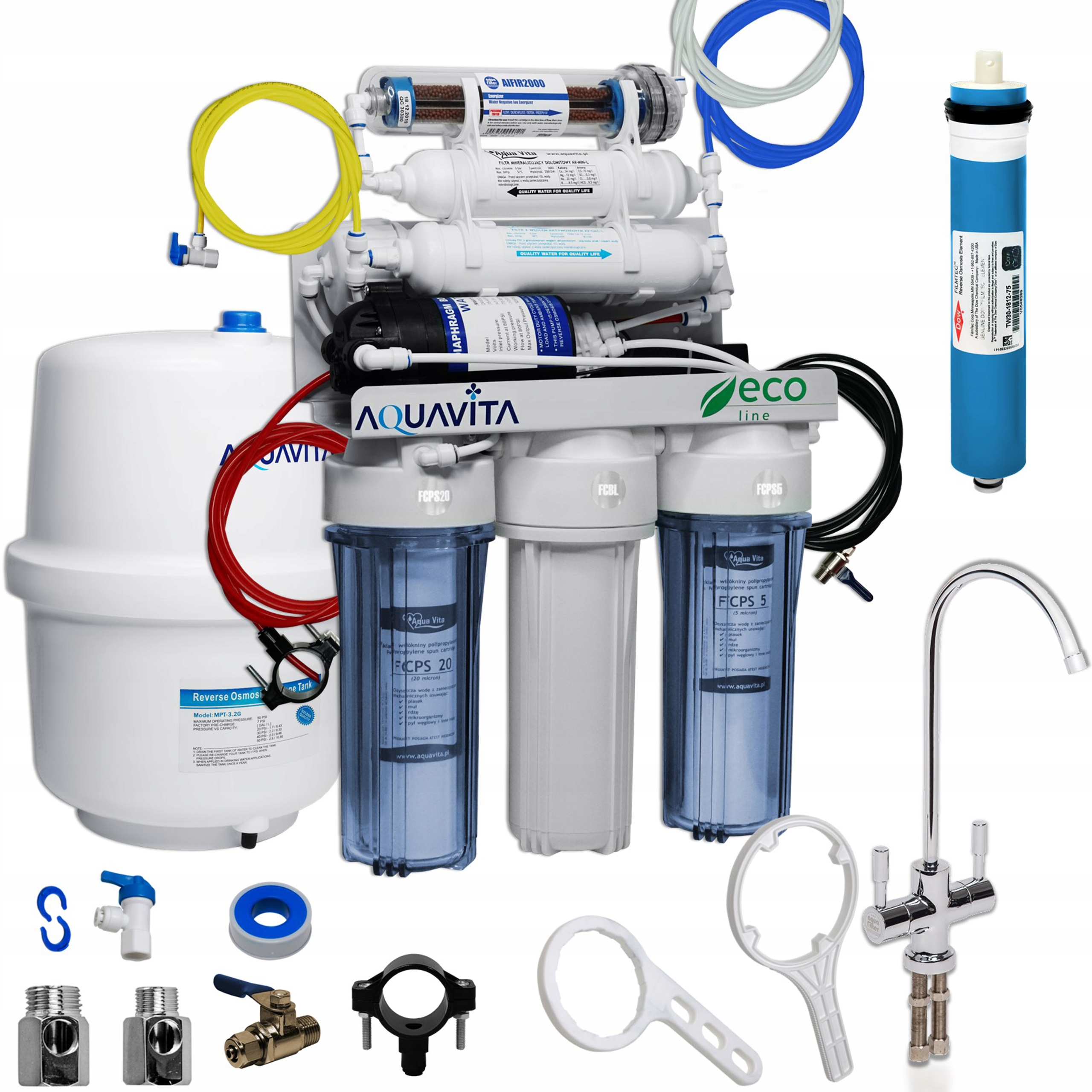 

Osmoza RO7 Filtr Wody Aqua Vita Pompa Ro AIFIR2000