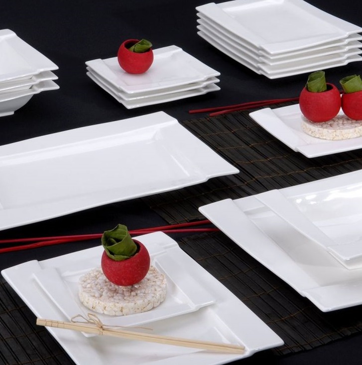 AMBITION KUBIKO 12 x TALERZ PŁYTKI OBIADOWY 25 CM Kod producenta 5904134612021