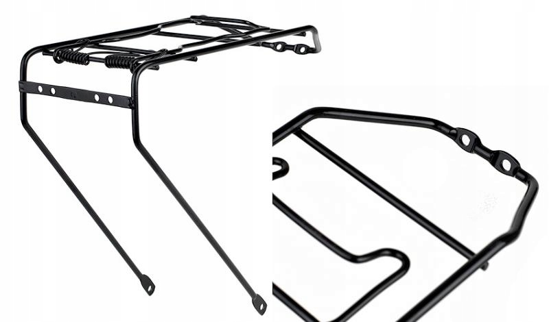 BAGAŻNIK ROWEROWY DRUT STALOWY 26" CZARNY