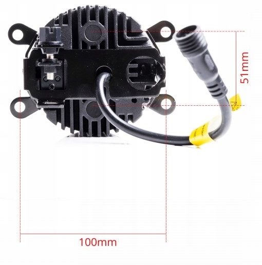 Swiatla jazdy dziennej LED DRL halogen duolight Moc 34 W