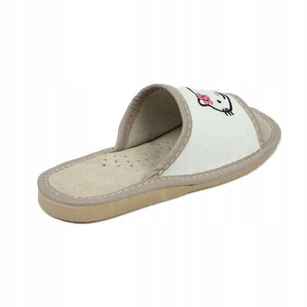 KAPCIE DZIECIĘCE KITTY KLAPKI PANTOFLE SKÓRA 35 Kod producenta D-3022