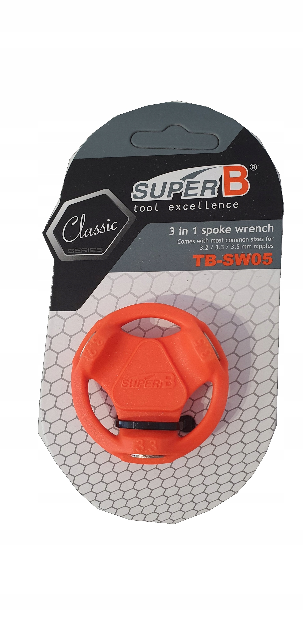 

Klucz do szprych nypli 3w1 Super B TB-SW05