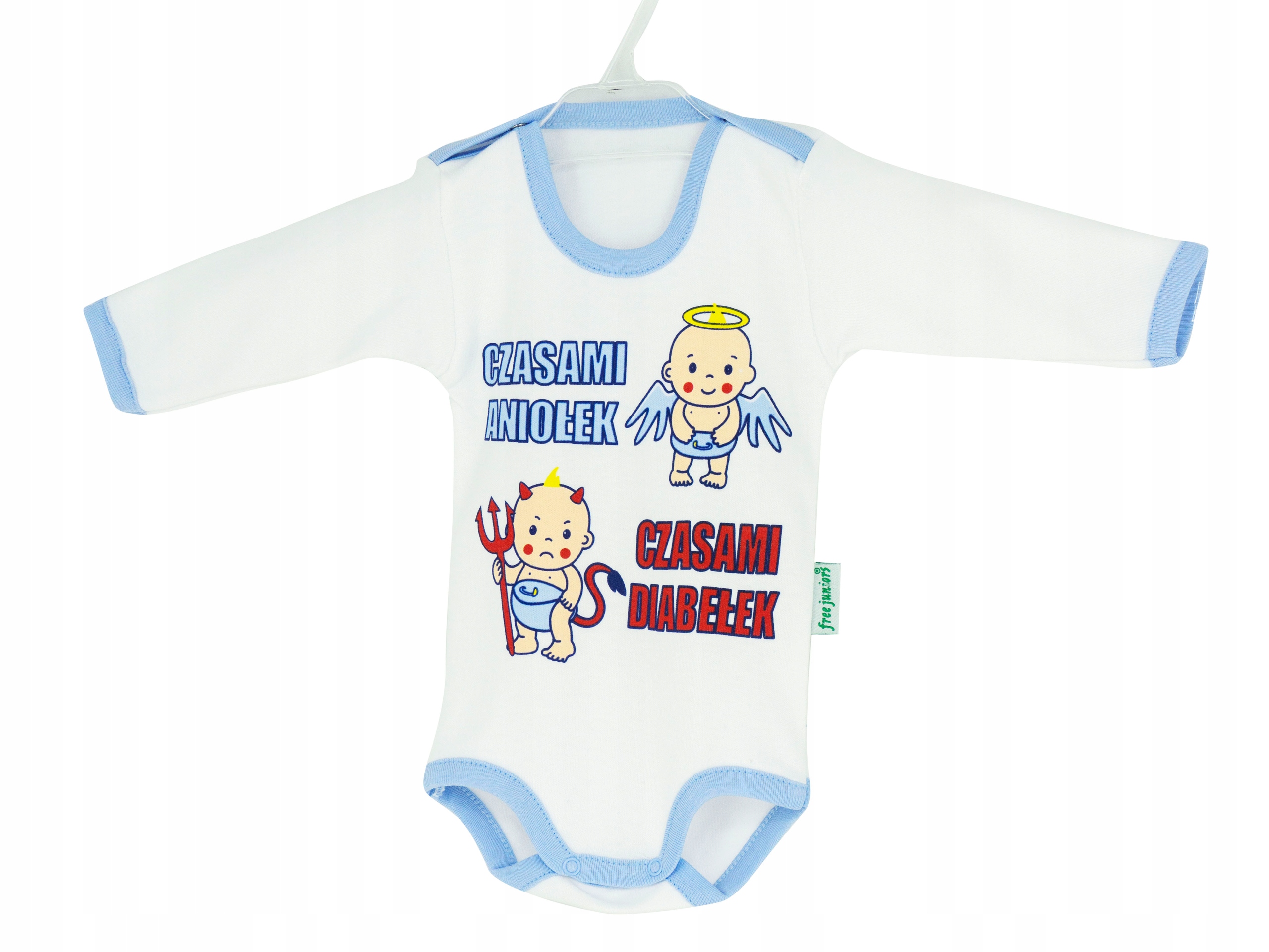 

Bawełniane body z napisem 0310 rozmiar 62