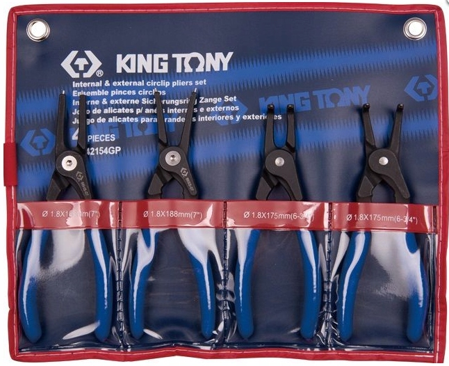 

Szczypce do pierścieni Segera 19-60 4szt King Tony