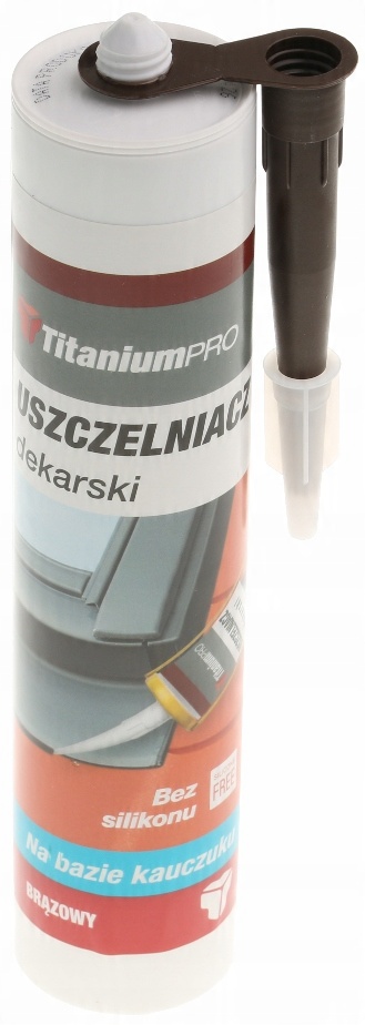 

Uszczelniacz Dekarski Brązowy 300 ml Titanium Pro