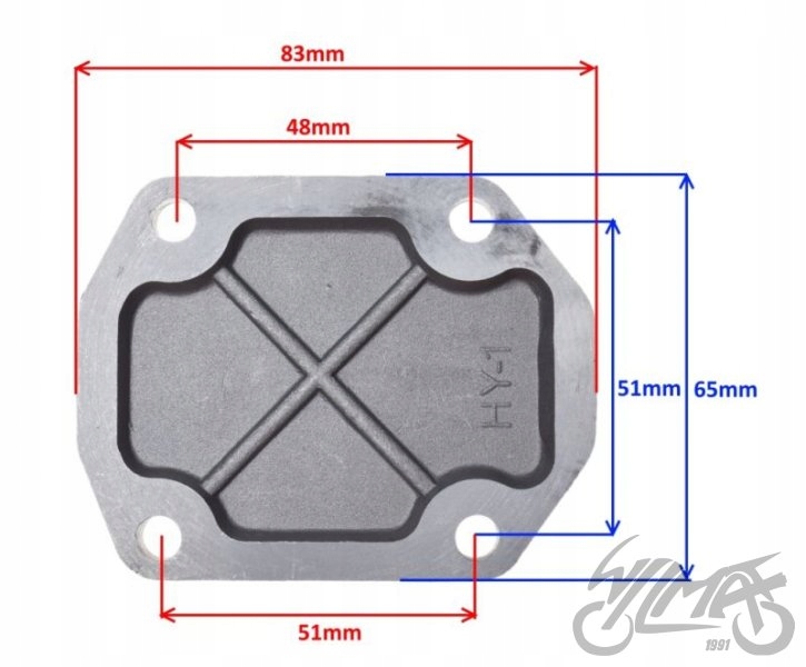 POKRYWA GŁOWICY PRZÓD YX140 1P56FMJ PIT BIKE MRF Producent Moretti
