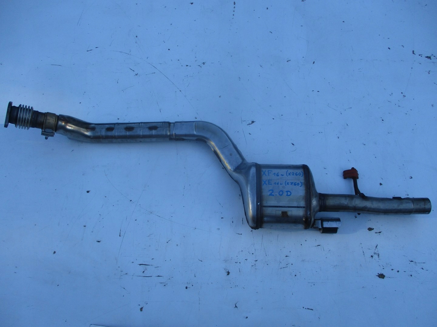 ТРУБКА выхлопной Jaguar xf 16r