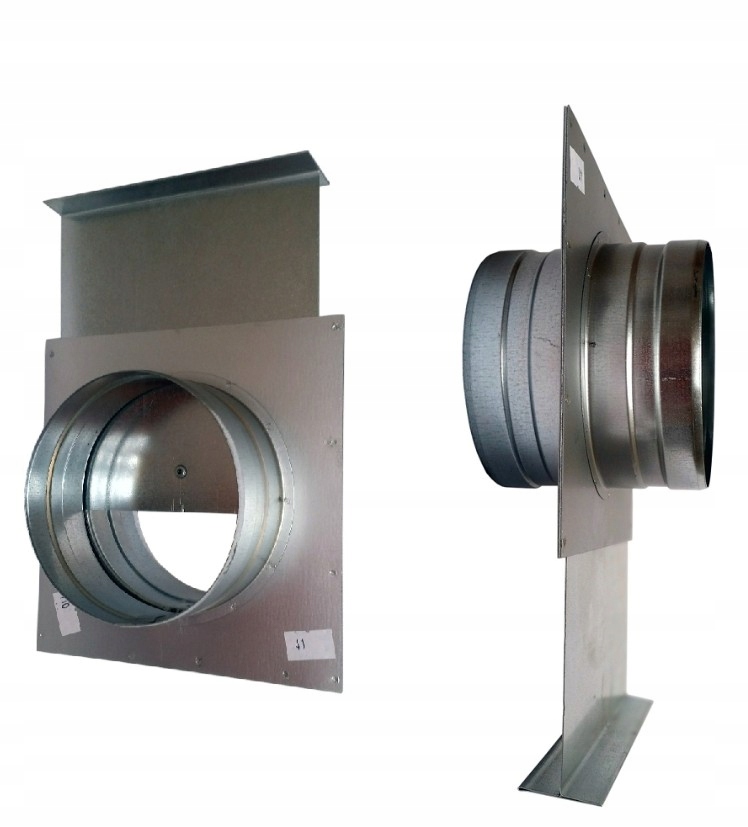 ZASUWA 150mm PRZEPUSTNICA SPIRO NA WĄŻ DO ODCIĄGU