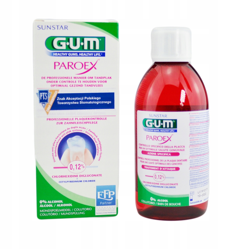 

Gum Paroex 0,12% Płyn Do Płukania Z Chlorheksydyną