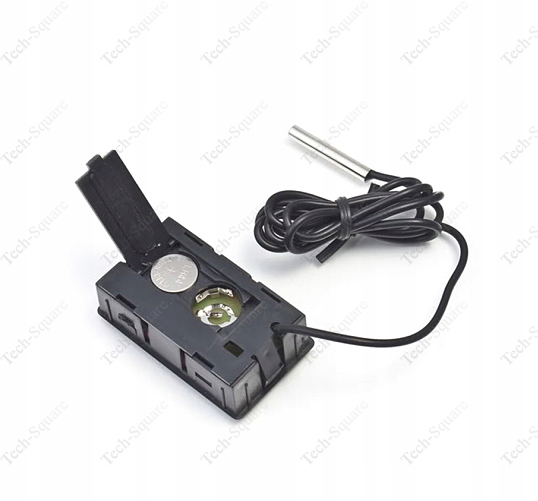 Termometr montażowy miernik -50 +110°C przewód 2m Funkcje pomiar temperatury wewnętrznej pomiar temperatury zewnętrznej