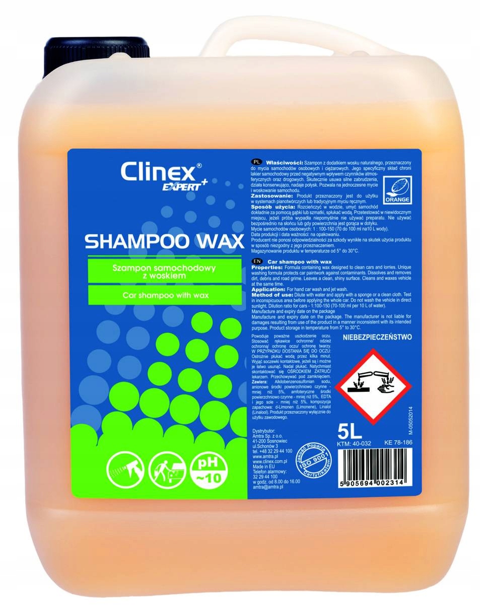 

Clinex Shampoo Wax 5L