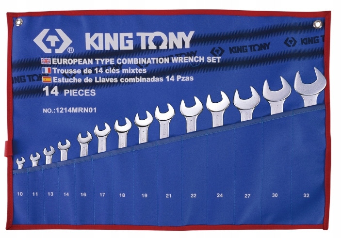 

Etui Pokrowiec na klucze płaskie 14szt. King Tony