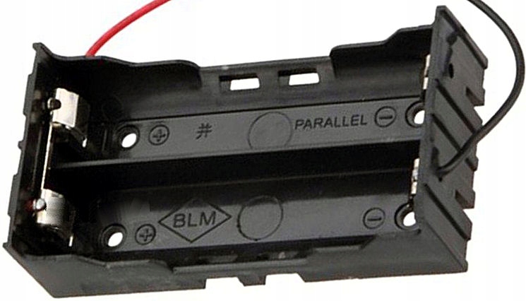 Koszyk 2 X 18650 Blaszki Przewody 3,6V Równolegle Kod producenta 2X18650PWP