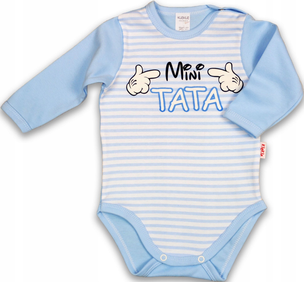 

Body Nadruk napisy Tata lub Mama r 74 Klekle