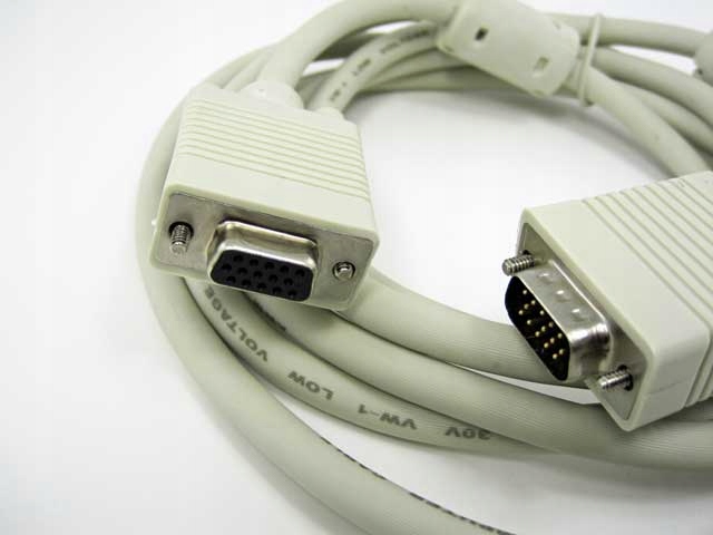 przedłużacz svga 5,0m vga d-sub 15 pin PROMOCJA
